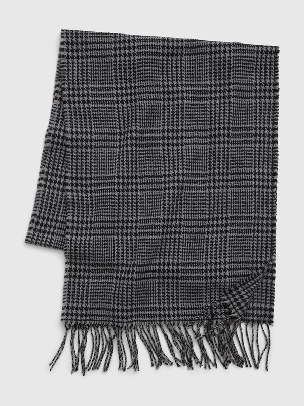 GAP GAP Checkered Scarf with Fringe - Men