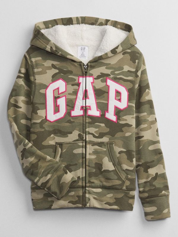 GAP GAP Children's Hoodie Camouflage Logo - Girls