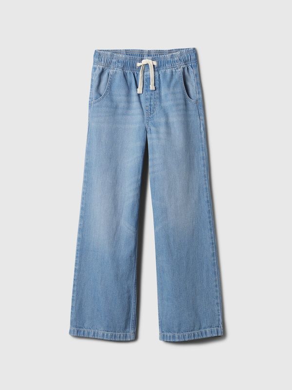 GAP GAP Children's Jeans High Rise Wide-Leg - Girls