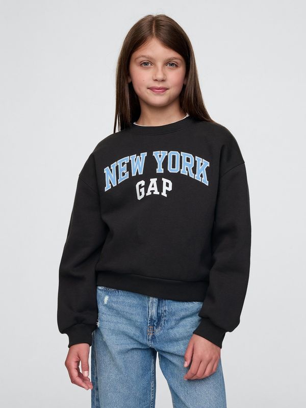 GAP GAP Children's oversize sweatshirt with logo - Girls