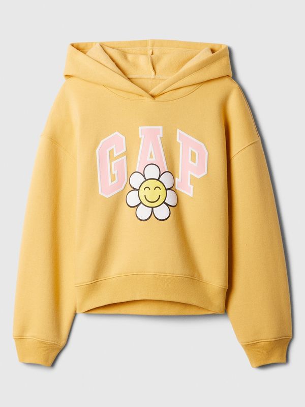 GAP GAP Children's oversize sweatshirt with logo - Girls