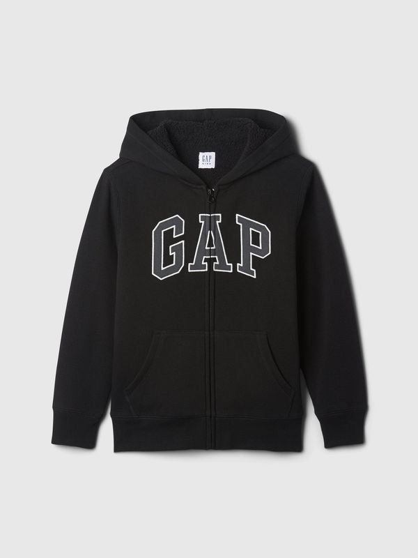 GAP GAP Children's sherpa sweatshirt with logo - Boys