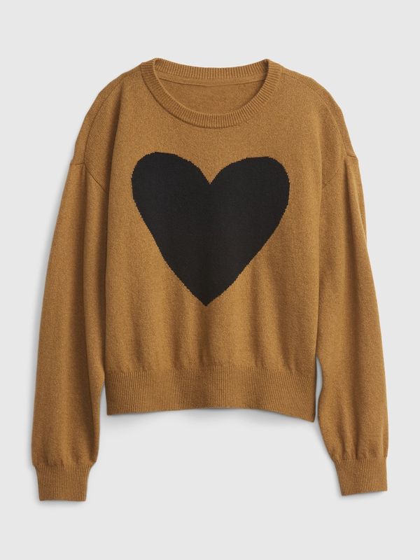 GAP GAP Children's sweater with heart - Girls