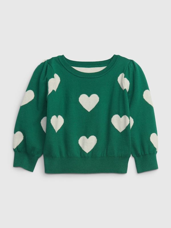 GAP GAP Children's sweater with heart pattern - Girls