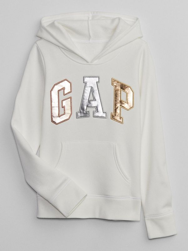 GAP GAP Children's sweatshirt with metallic logo - Girls