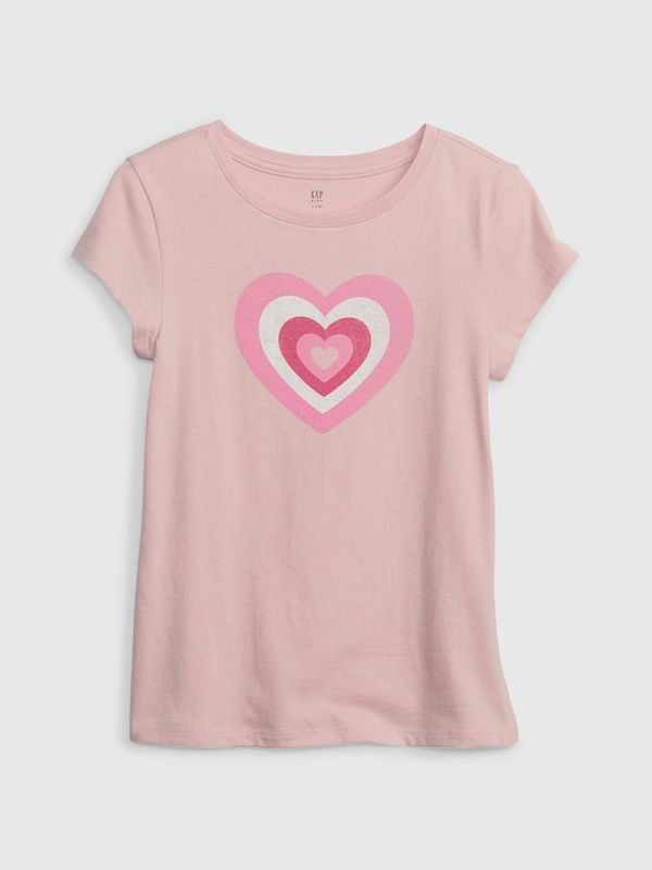 GAP GAP Children's T-shirt heart - Girls