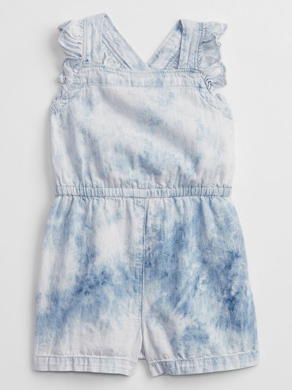 GAP GAP Children's tie-dye denim romper - Girls