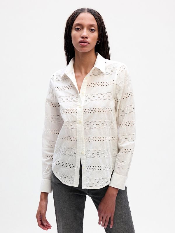 GAP GAP Crop Lace Shirt - Women's