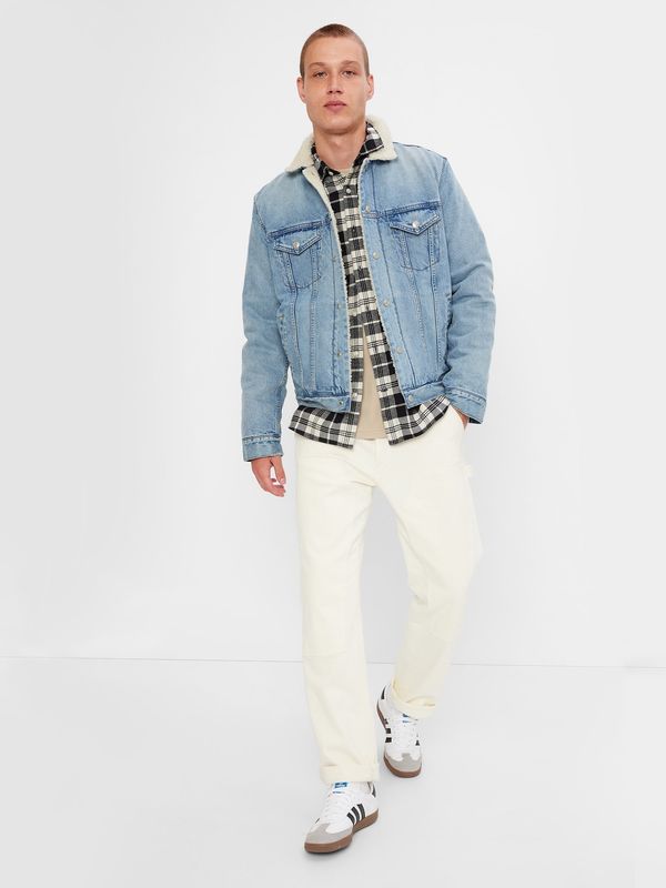 GAP GAP Denim Jacket sherpa icon Washwell - Men