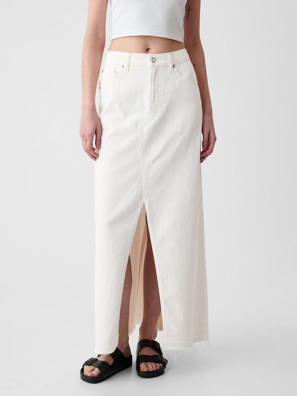 GAP GAP Denim maxi skirt - Women