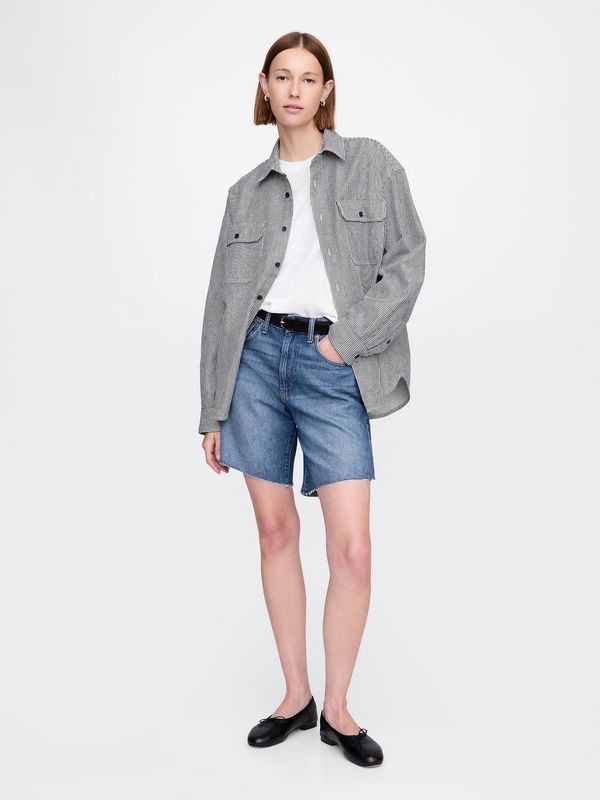 GAP GAP Denim shorts Loose Bermuda - Women's