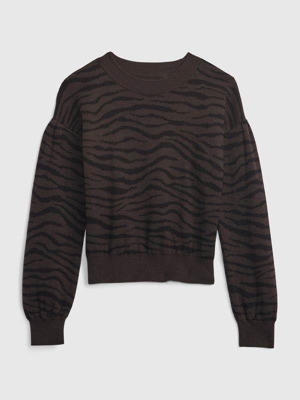 GAP GAP Kids cotton sweater zebra - Girls