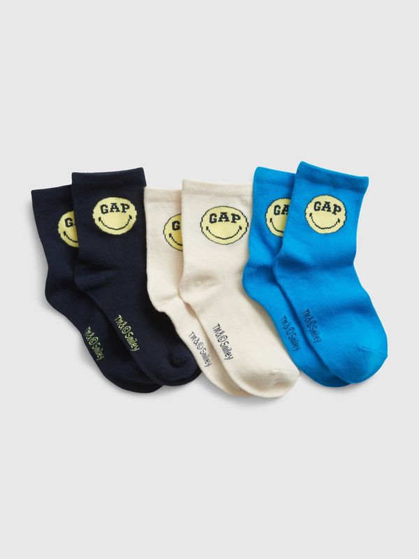 GAP GAP Kids Socks & Smiley, 3 Pairs® - Girls