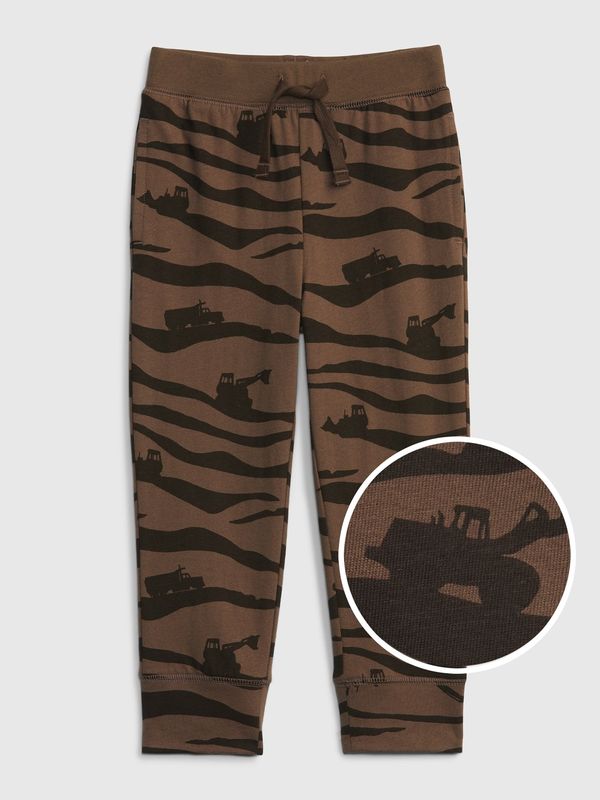 GAP GAP Kids Sweatpants Organic Zebra - Boys