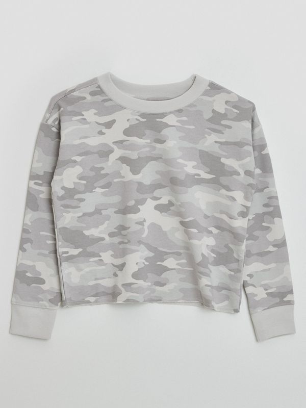 GAP GAP Kids sweatshirt with camouflage pattern - Girls
