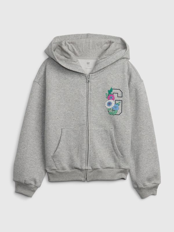 GAP GAP Kids Sweatshirt with Floral Logo - Girls