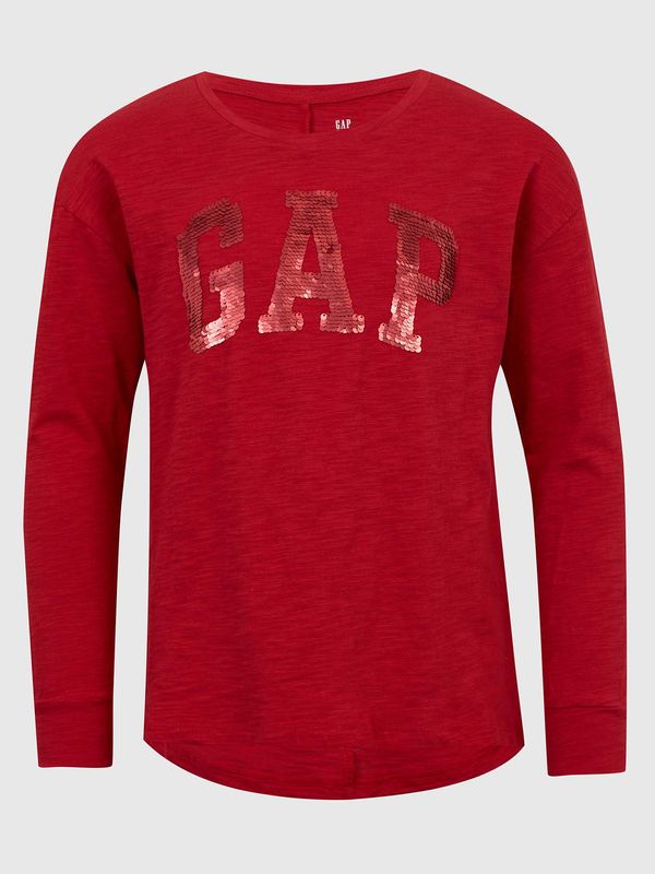 GAP GAP Kids T-shirt logo sequins - Girls