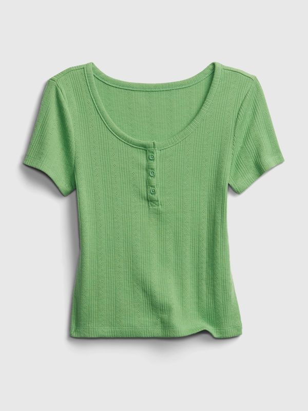 GAP GAP Kids T-Shirt tw ss henley - Girls