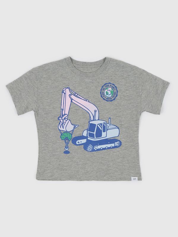 GAP GAP Kids T-shirt with excavator - Boys