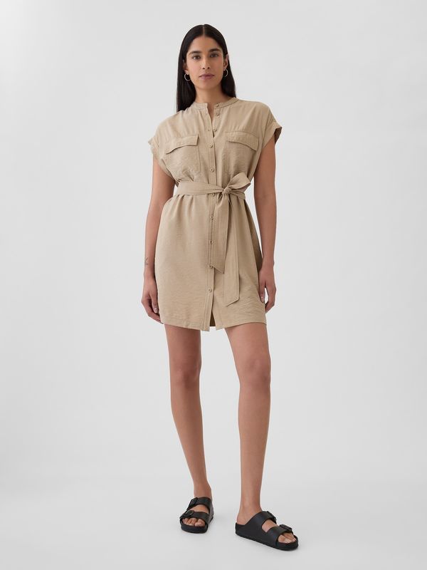 GAP GAP Linen Mini Dress Utility - Women