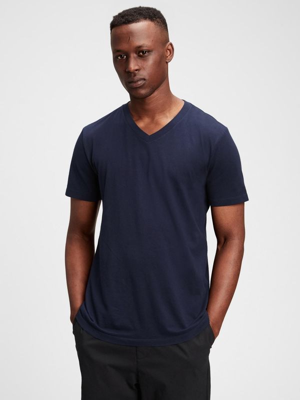GAP GAP Men's Blue T-shirt classic in t-shirt