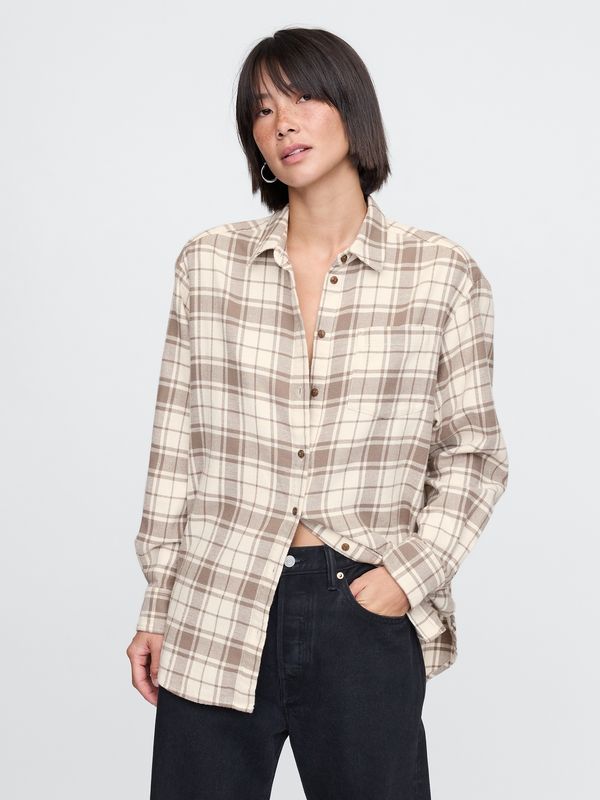 GAP GAP Oversize flannel shirt Big Shirt - Women's