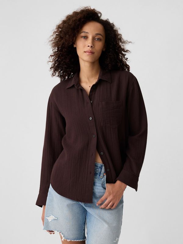 GAP GAP Oversize Muslin Shirt - Women