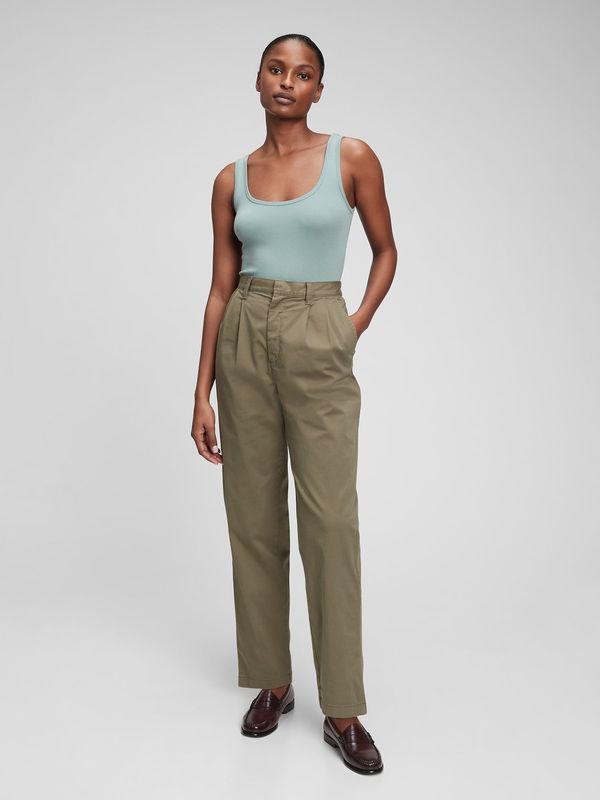 GAP GAP Pants khaki high rise Washwell - Women