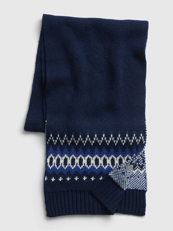 GAP GAP scarf with Norwegian pattern - Men