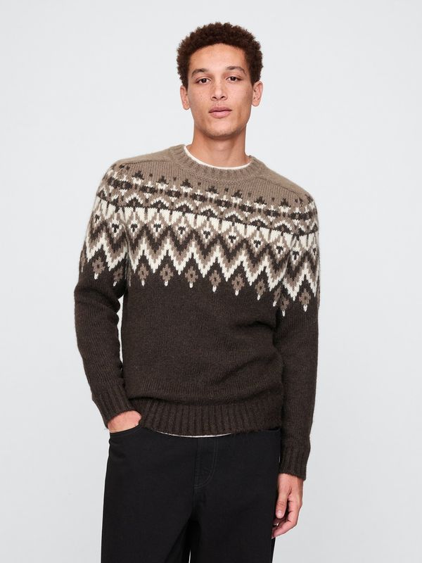 GAP GAP Sweater with wool blend Fair Isle - Men's