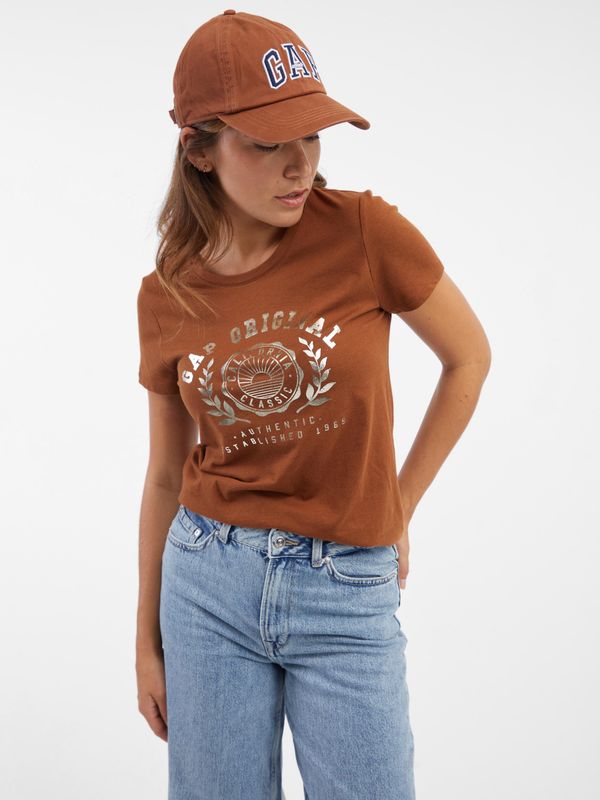 GAP GAP T-Shirt with Metallic Logo - Women