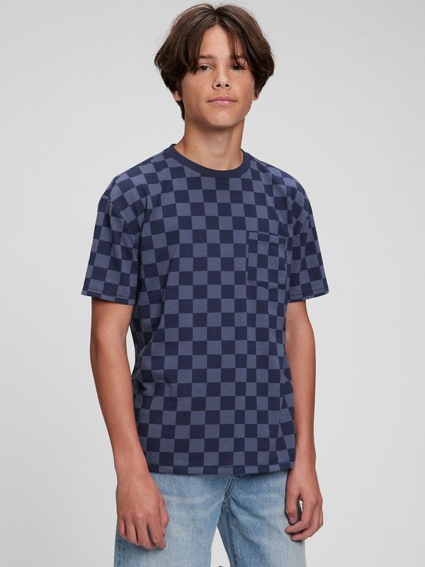 GAP GAP Teen T-shirt organic chessboard - Boys