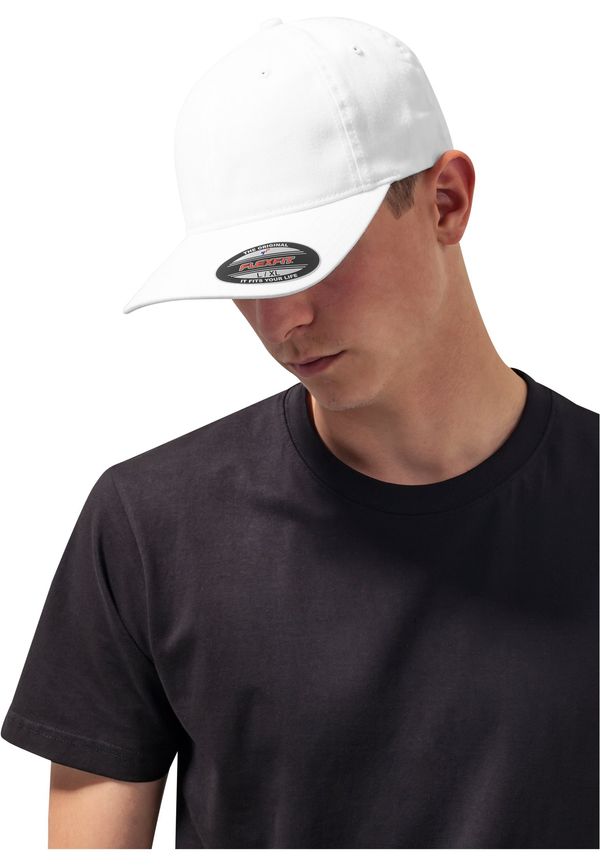 Flexfit Garment Flexfit Washed cotton Dad Hat white