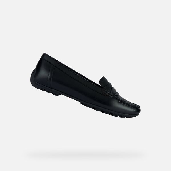 GEOX GEOX Black women's moccasins Kosmopolis + grip - Women's