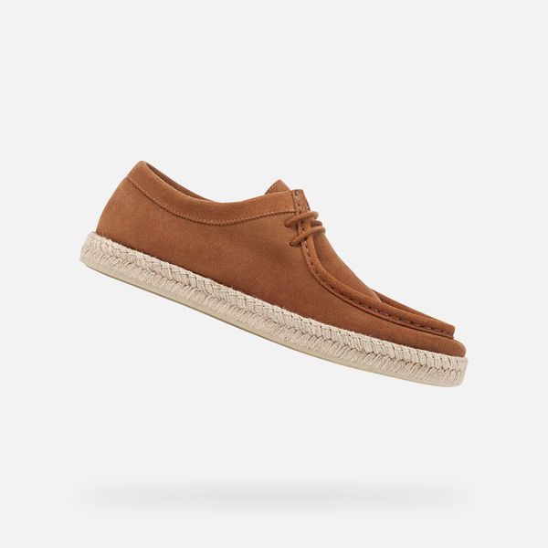 GEOX GEOX Brown men's sneakers Ostuni - Men's