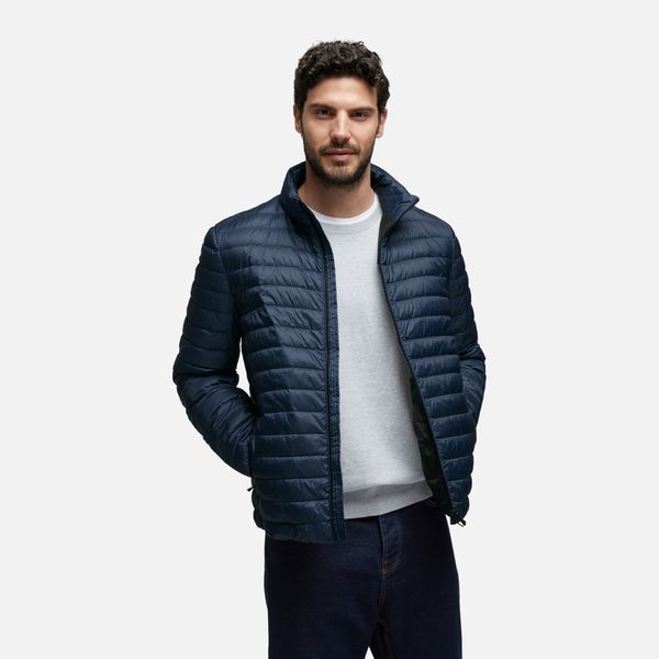 GEOX GEOX Dark blue men's down jacket Dereck - Men's