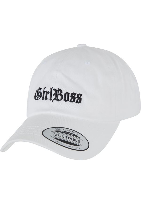 Mister Tee Girl Boss Dad Cap White