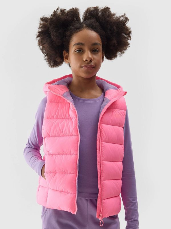 4F Girls' 4F Synthetic Down Down Vest - Pink