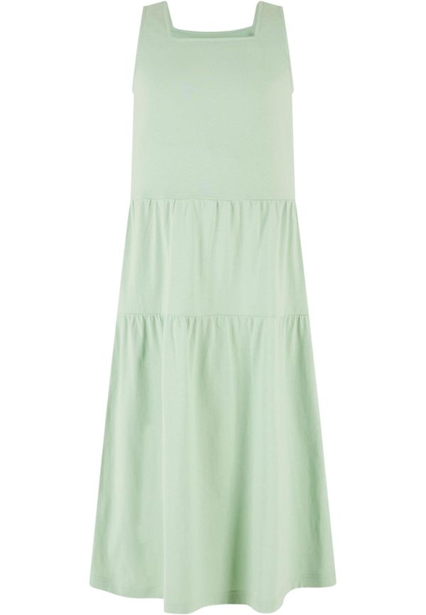 Urban Classics Kids Girls' 7/8 Length Valance Summer Dress - Green