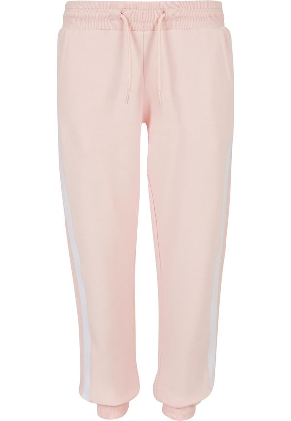 Urban Classics Kids Girls' College Contrast Sweatpants Pink/White/Pink