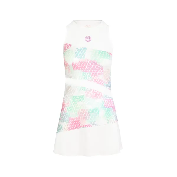 BIDI BADU Girls' dress BIDI BADU Zeudi Tech Dress White/Rose 152 cm