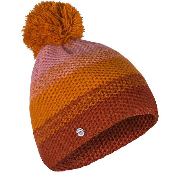 HANNAH Girl's hat with pompom Hannah OLA JR honey ginger