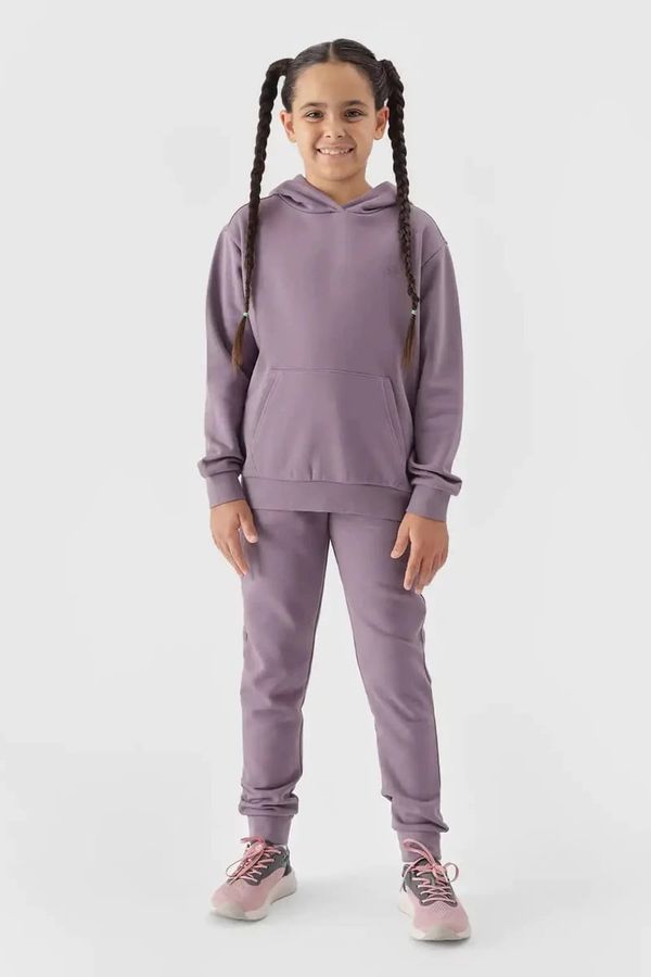 4F Girls Jogging Pants Joggery 4F Purple 4FJWMM00TTR