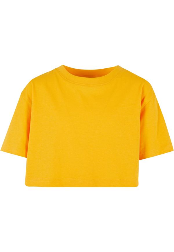 Urban Classics Kids Girls' Short T-Shirt Kimono Tee - Yellow