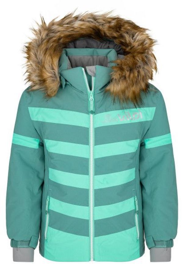 Kilpi Girls ski jacket Kilpi MASSIMA-JG turquoise