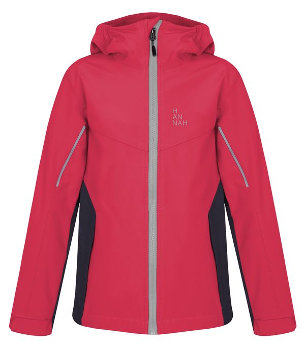 HANNAH Girl's softshell jacket Hannah CAPRA JR geranium/night sky