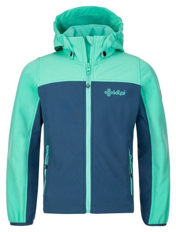 Kilpi Girls' softshell jacket Kilpi RAVIA-JG turquoise