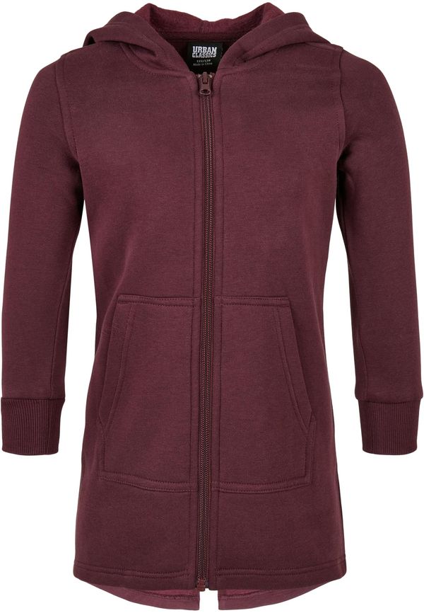 Urban Classics Kids Girls Sweat Parka redwine