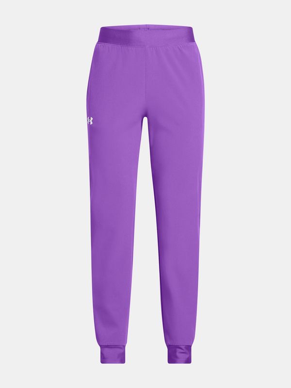 Under Armour Girls' sweatpants Under Armour UA Rival Woven Jogger-PPL - Girls