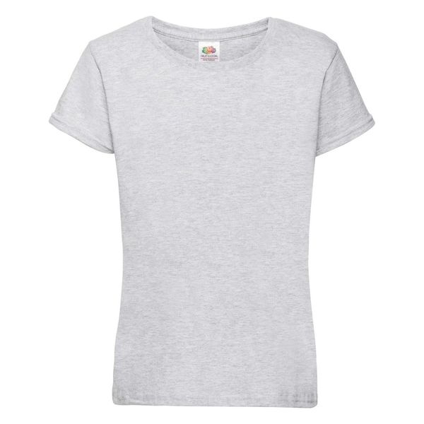 Fruit of the Loom Girls' T-shirt Sofspun 610150 100% cotton 160g/165g